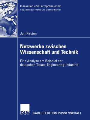 cover image of Netzwerke zwischen Wissenschaft und Technik